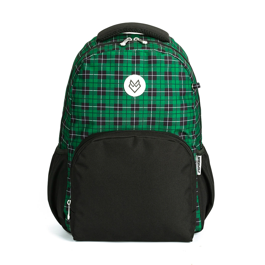 Greywolf Mochila Blazer Escolar#color_green-squares