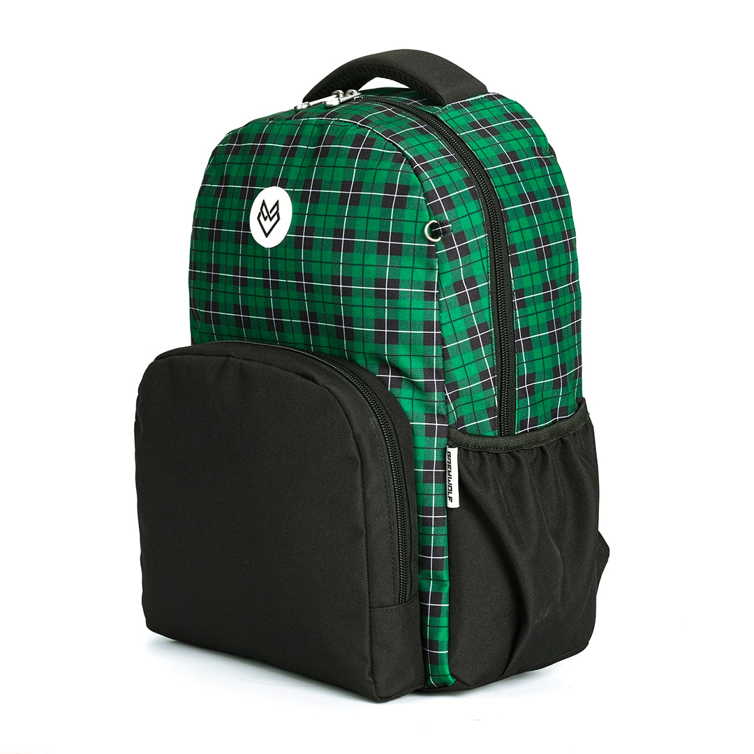 Greywolf Mochila Blazer Escolar#color_green-squares