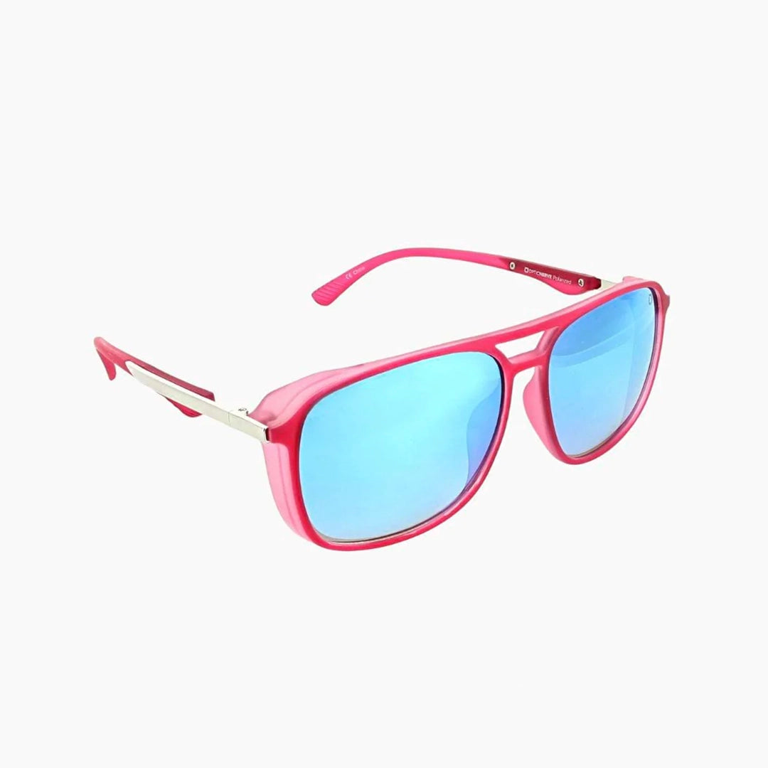 Optic Nerve Cousin Lentes Lifestyle Unisex#color_crystal-pink-smoke-lens-|-blue-mirror