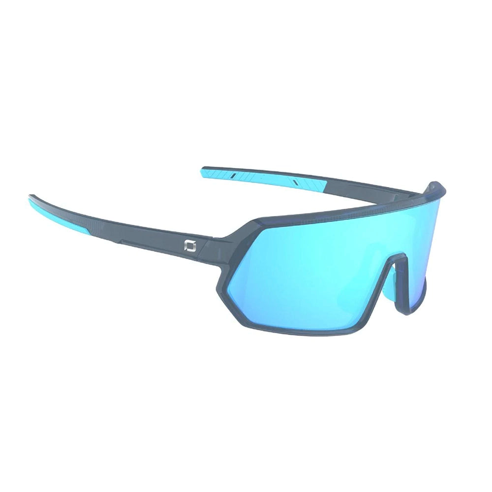 Optic Nerve Fixierip Lentes Sport Unisex#color_shiny-gray-smoke-lens-|-blue-mirror